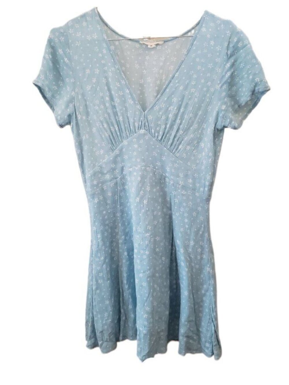 L.A. Hearts Baby Blue Floral Short Sleeve Sun Dress